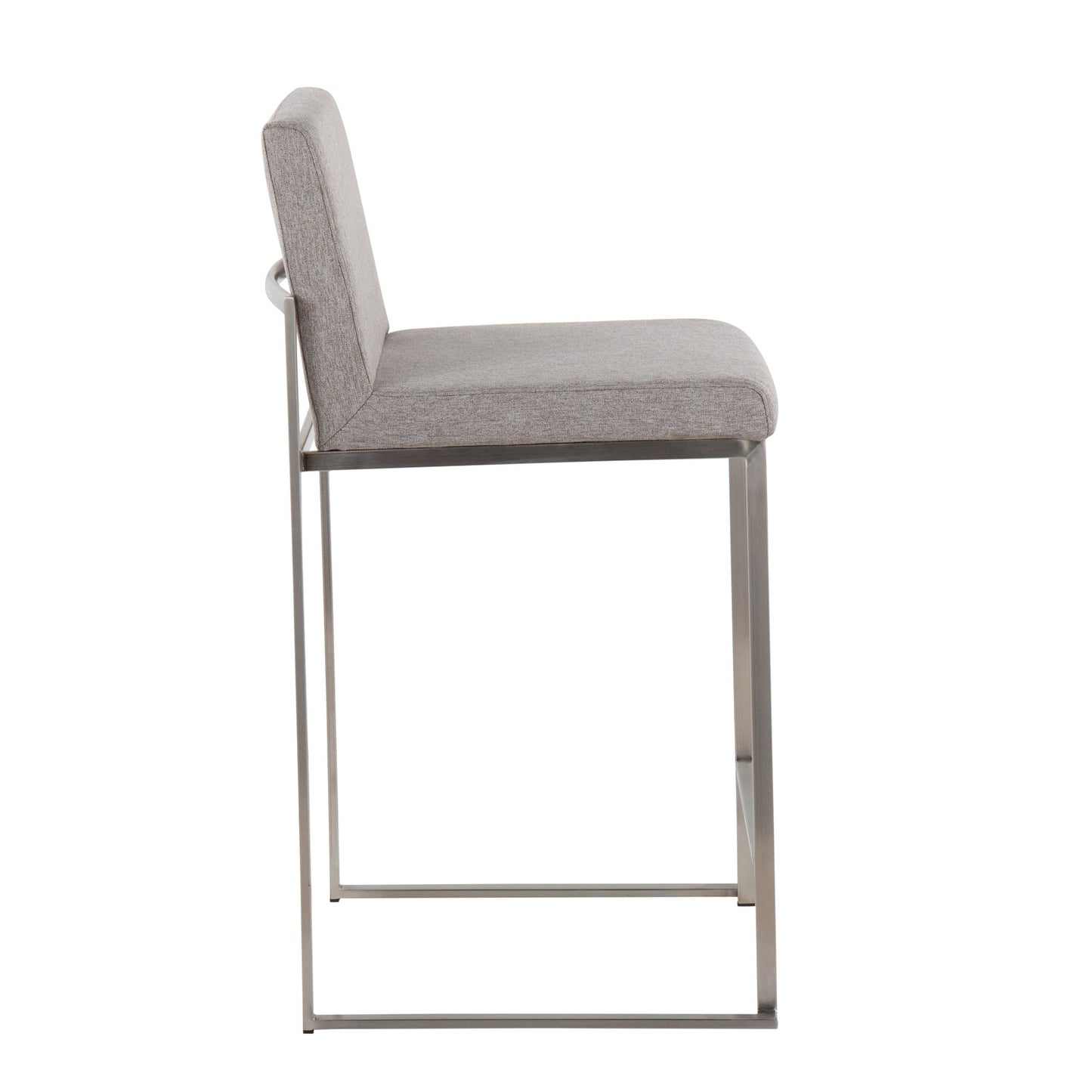 Fuji High Back 26" Fixed-Height Counter Stool - Set of 3