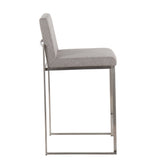 Fuji High Back 26" Fixed-Height Counter Stool - Set of 3
