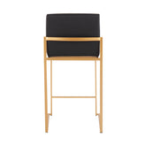 Fuji High Back 26" Fixed-Height Counter Stool - Set of 3