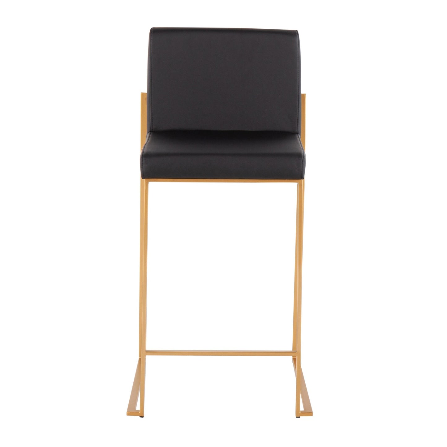 Fuji High Back 26" Fixed-Height Counter Stool - Set of 3