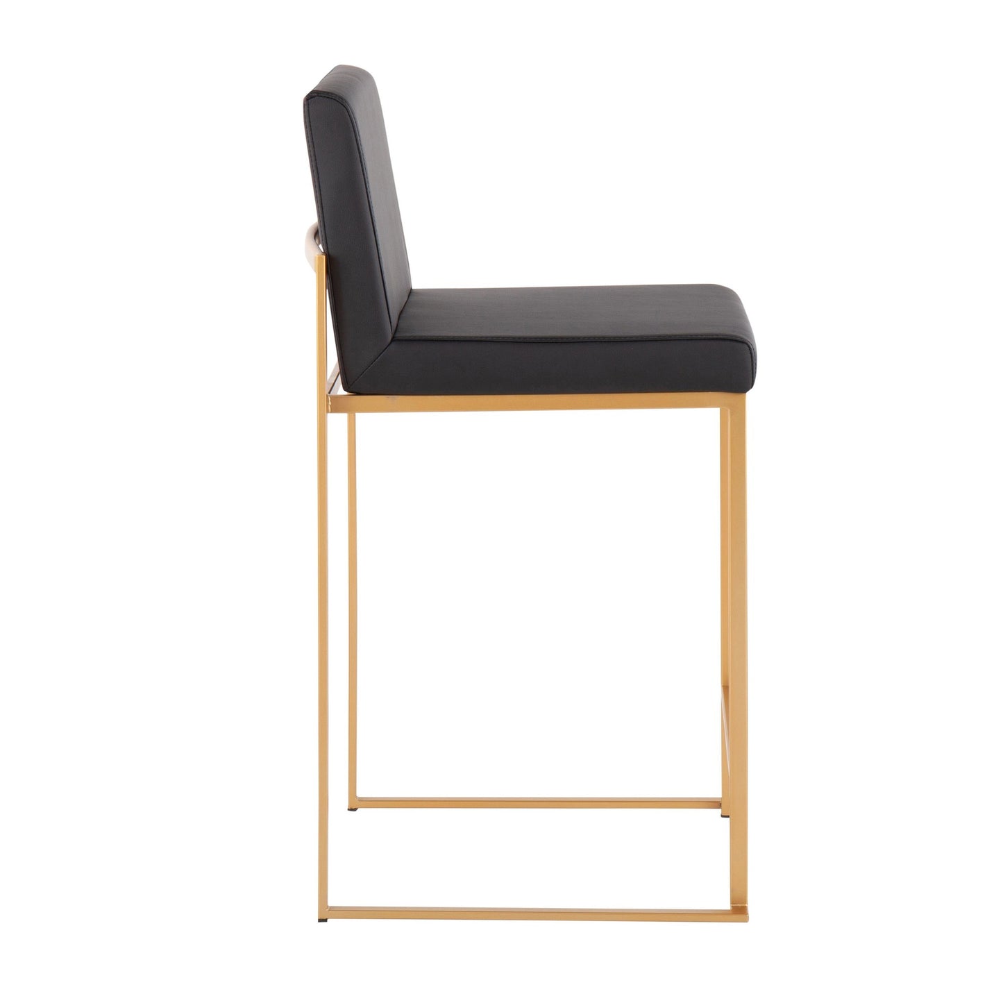 Fuji High Back 26" Fixed-Height Counter Stool - Set of 3