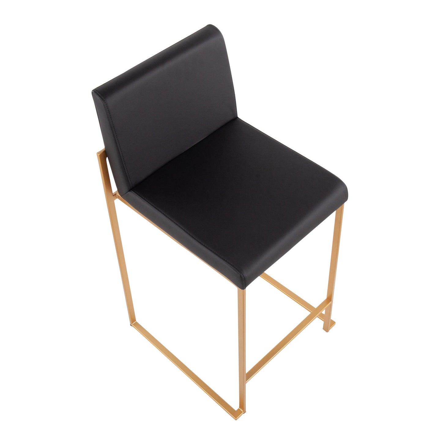 Fuji High Back 26" Fixed-Height Counter Stool - Set of 3
