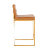 Fuji High Back 26" Fixed-Height Counter Stool - Set of 2