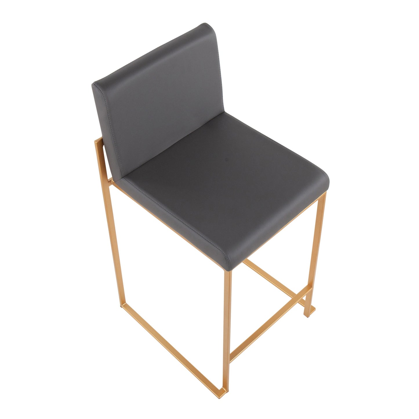Fuji High Back 26" Fixed-Height Counter Stool - Set of 3
