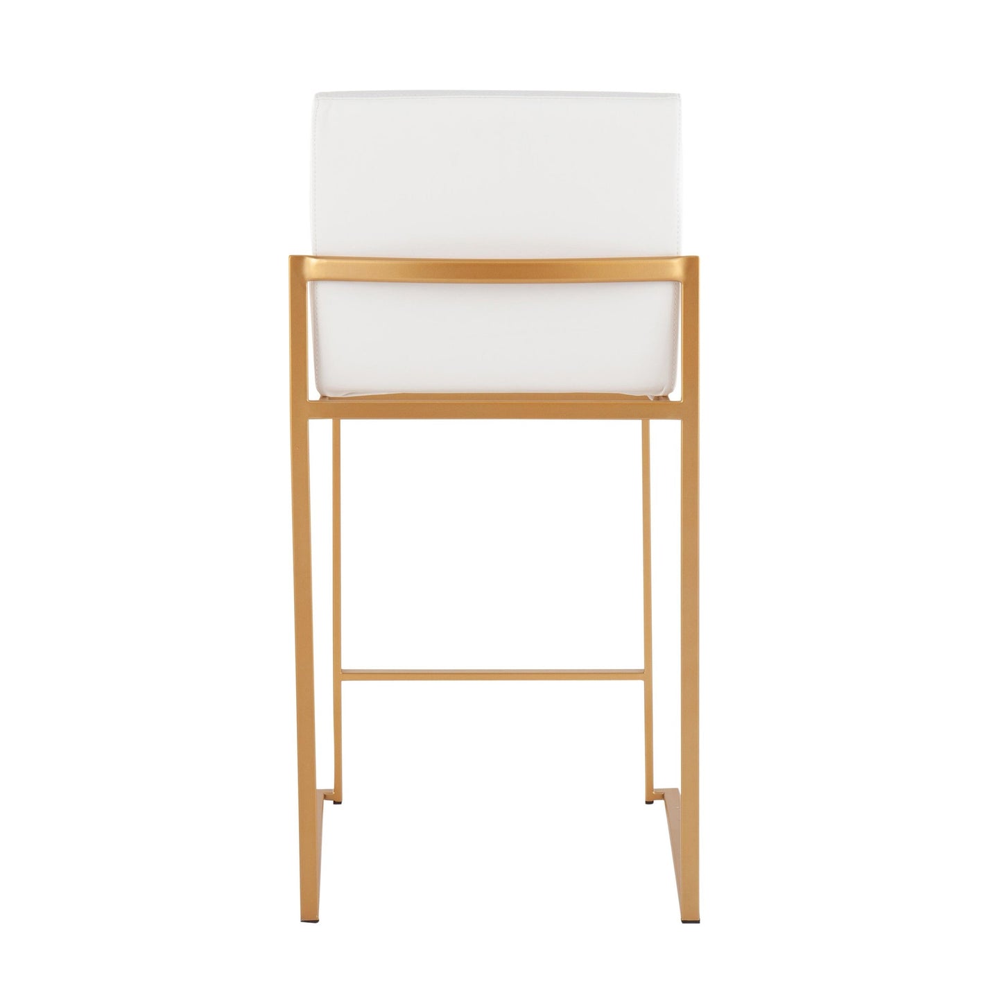Fuji High Back 26" Fixed-Height Counter Stool - Set of 3