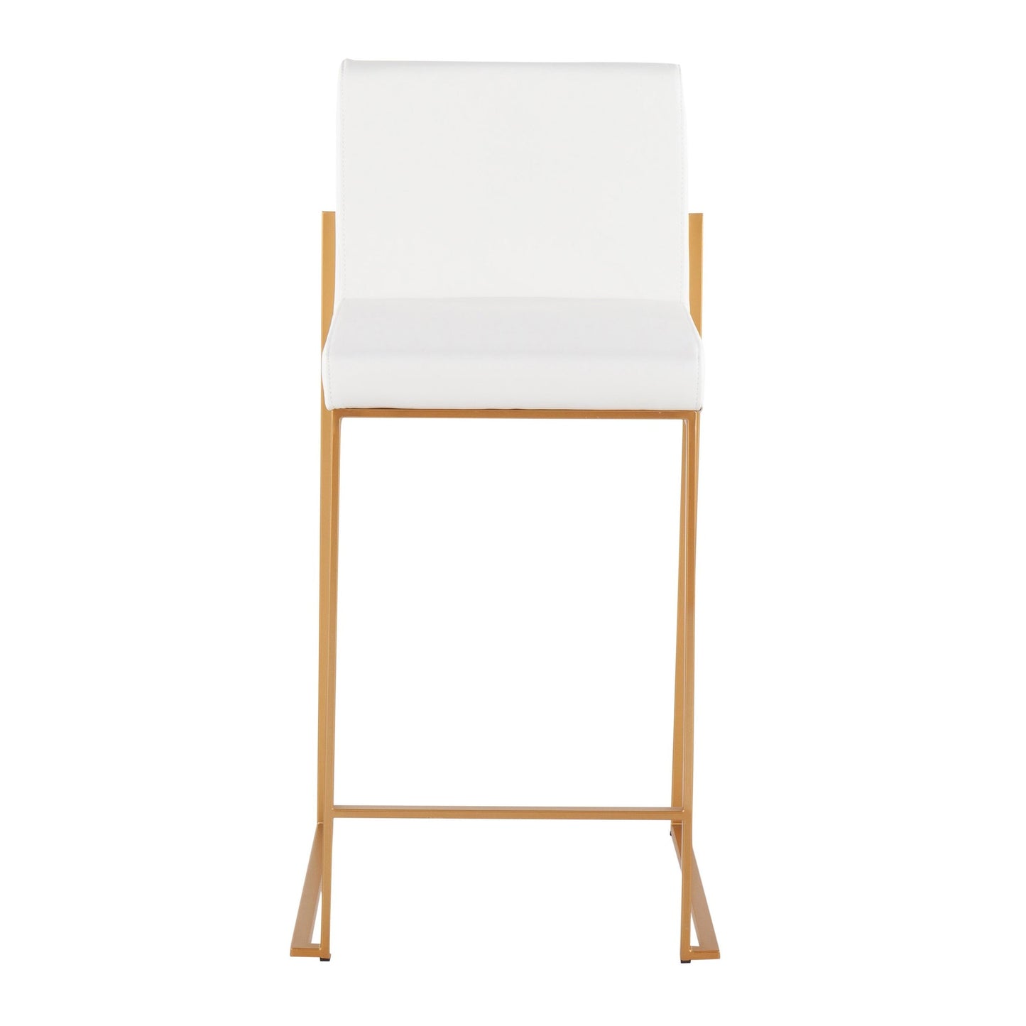 Fuji High Back 26" Fixed-Height Counter Stool - Set of 3