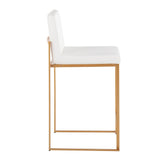 Fuji High Back 26" Fixed-Height Counter Stool - Set of 3
