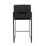 Fuji High Back 26" Fixed-Height Counter Stool - Set of 3