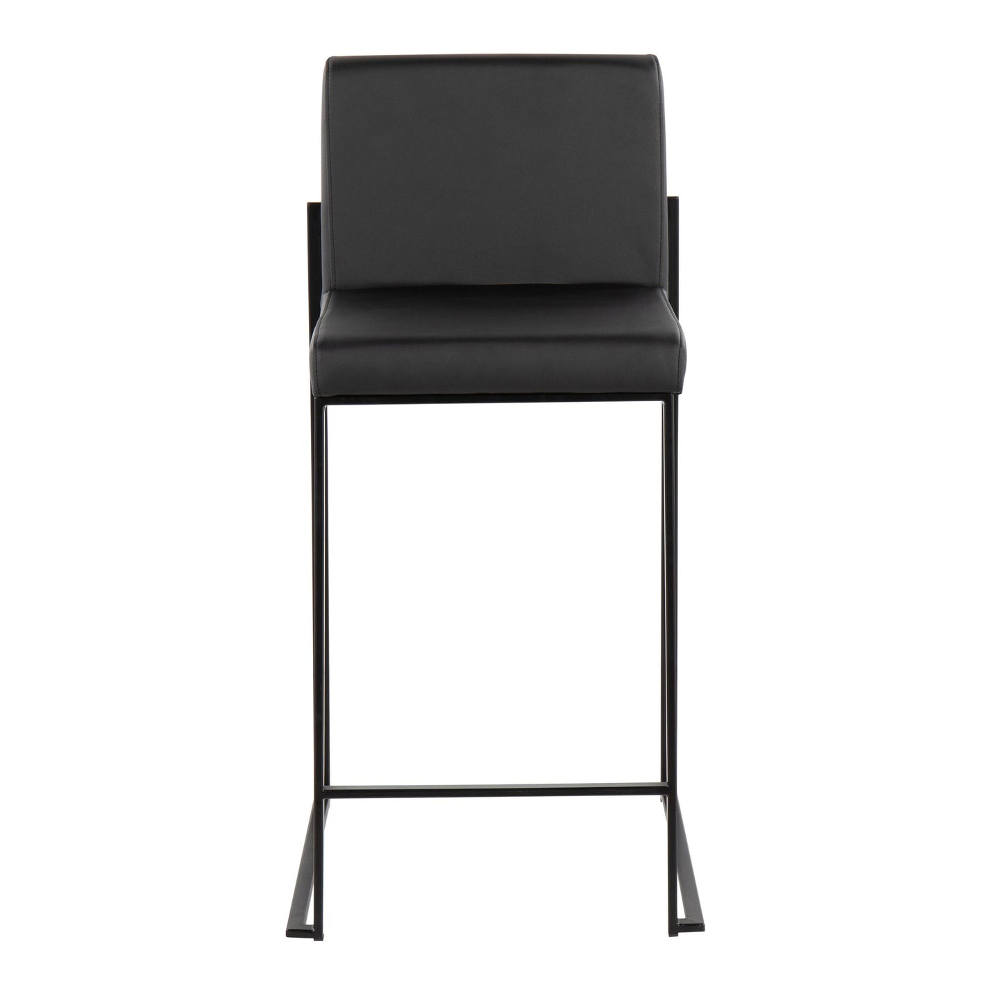 Fuji High Back 26" Fixed-Height Counter Stool - Set of 3