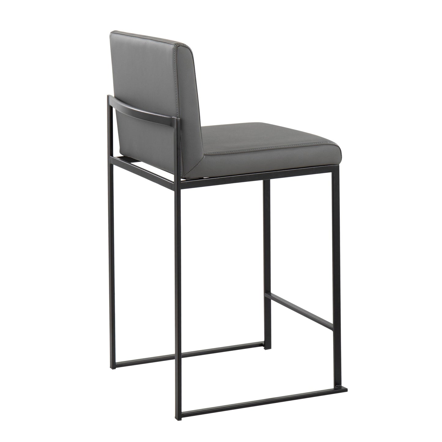 Fuji High Back 26" Fixed-Height Counter Stool - Set of 3