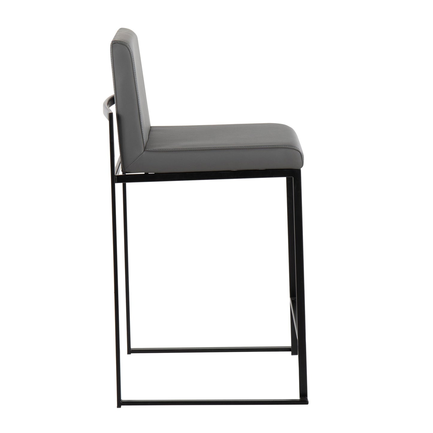 Fuji High Back 26" Fixed-Height Counter Stool - Set of 3