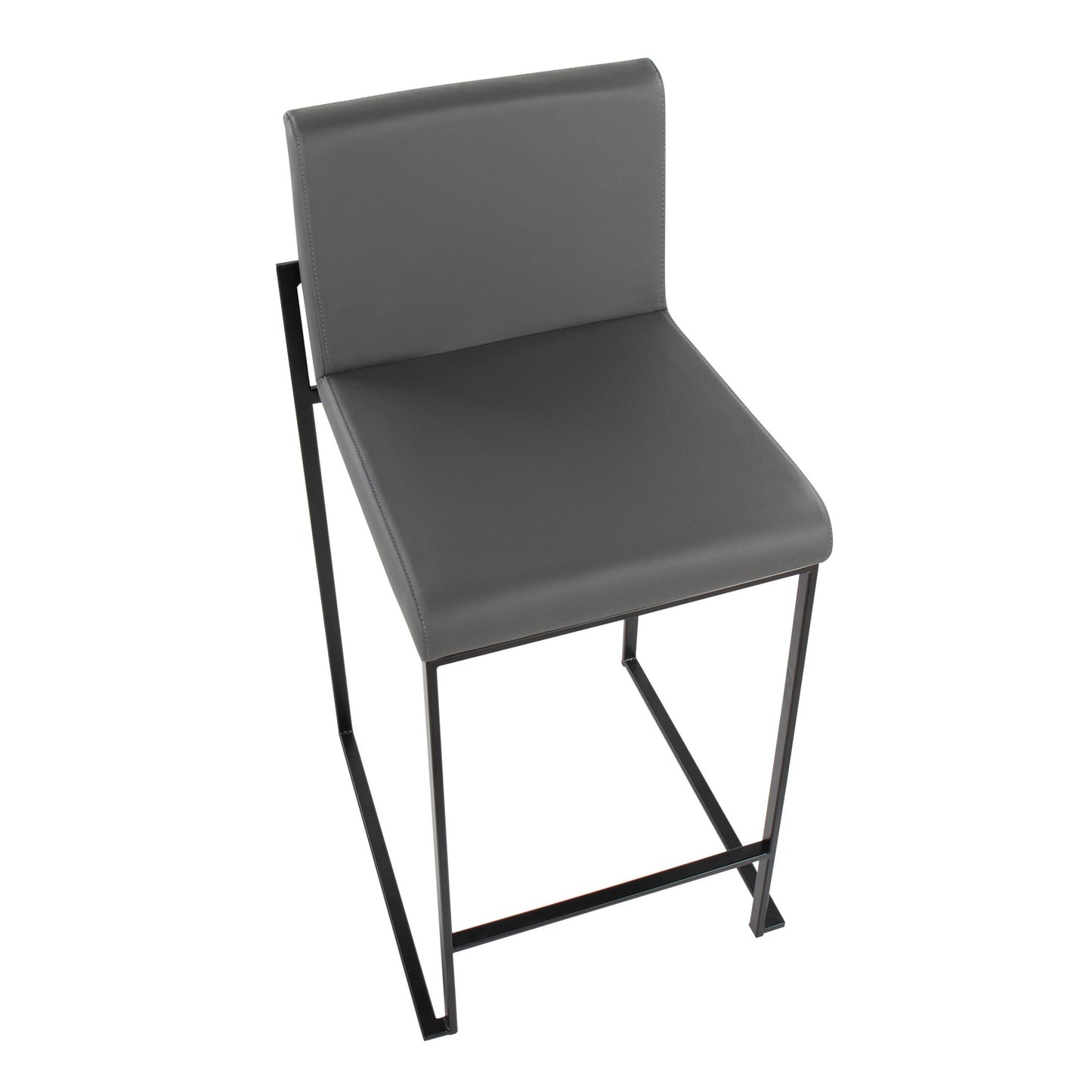 Fuji High Back 26" Fixed-Height Counter Stool - Set of 3