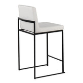 Fuji High Back 26" Fixed-Height Counter Stool - Set of 3