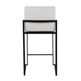 Fuji High Back 26" Fixed-Height Counter Stool - Set of 3