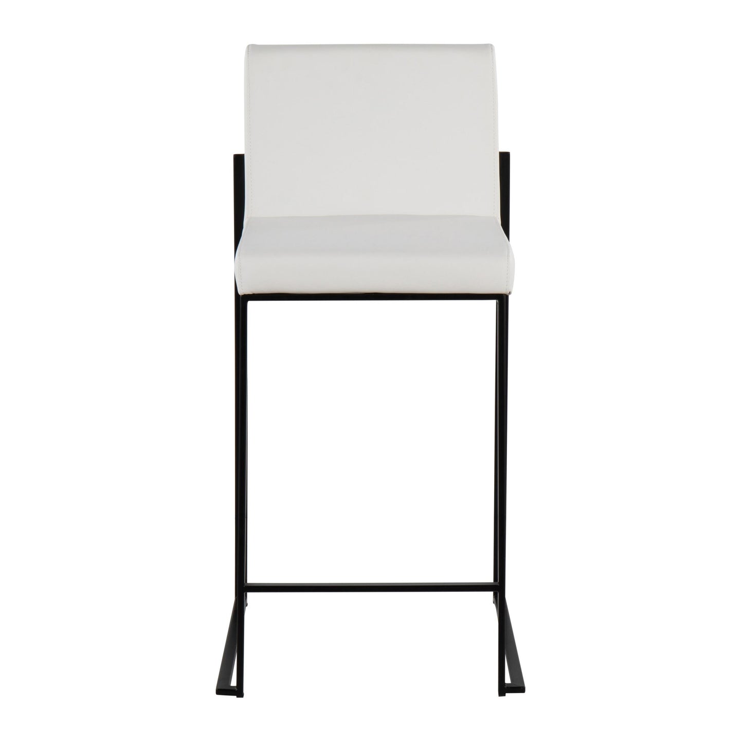 Fuji High Back 26" Fixed-Height Counter Stool - Set of 3