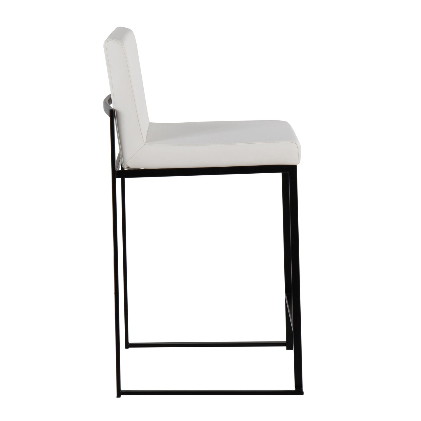 Fuji High Back 26" Fixed-Height Counter Stool - Set of 3