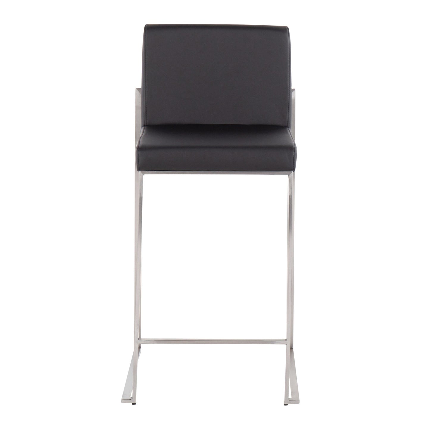 Fuji High Back 26" Fixed-Height Counter Stool - Set of 3