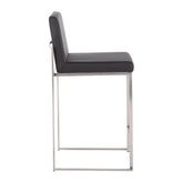 Fuji High Back 26" Fixed-Height Counter Stool - Set of 3