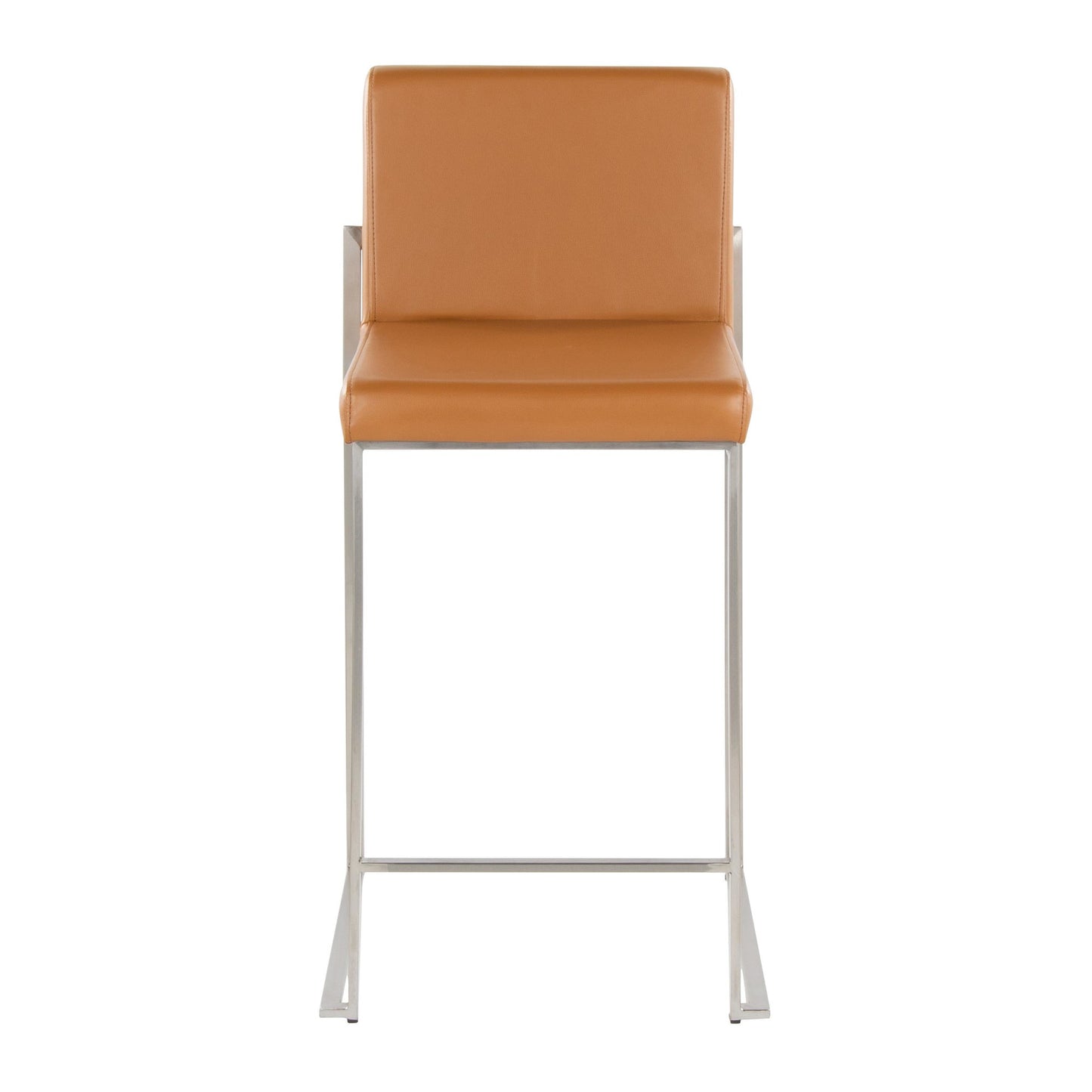 Fuji High Back 26" Fixed-Height Counter Stool - Set of 2
