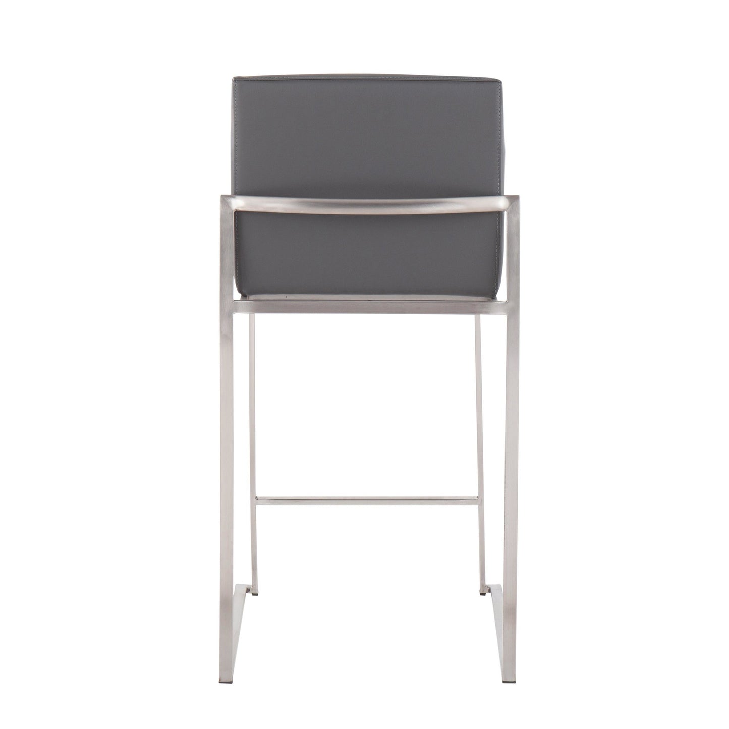 Fuji High Back 26" Fixed-Height Counter Stool - Set of 3