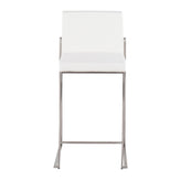 Fuji High Back 26" Fixed-Height Counter Stool - Set of 3