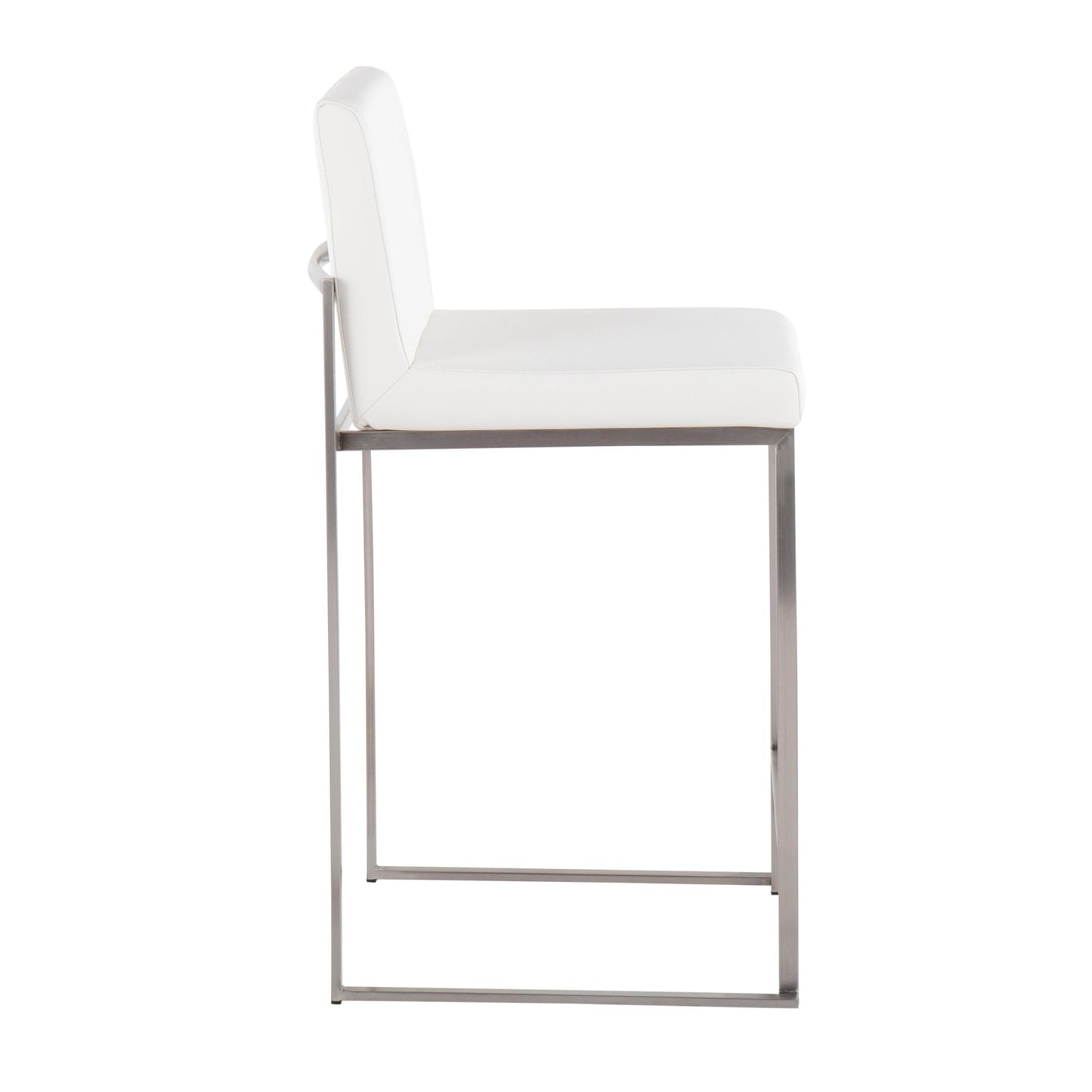 Fuji High Back 26" Fixed-Height Counter Stool - Set of 3