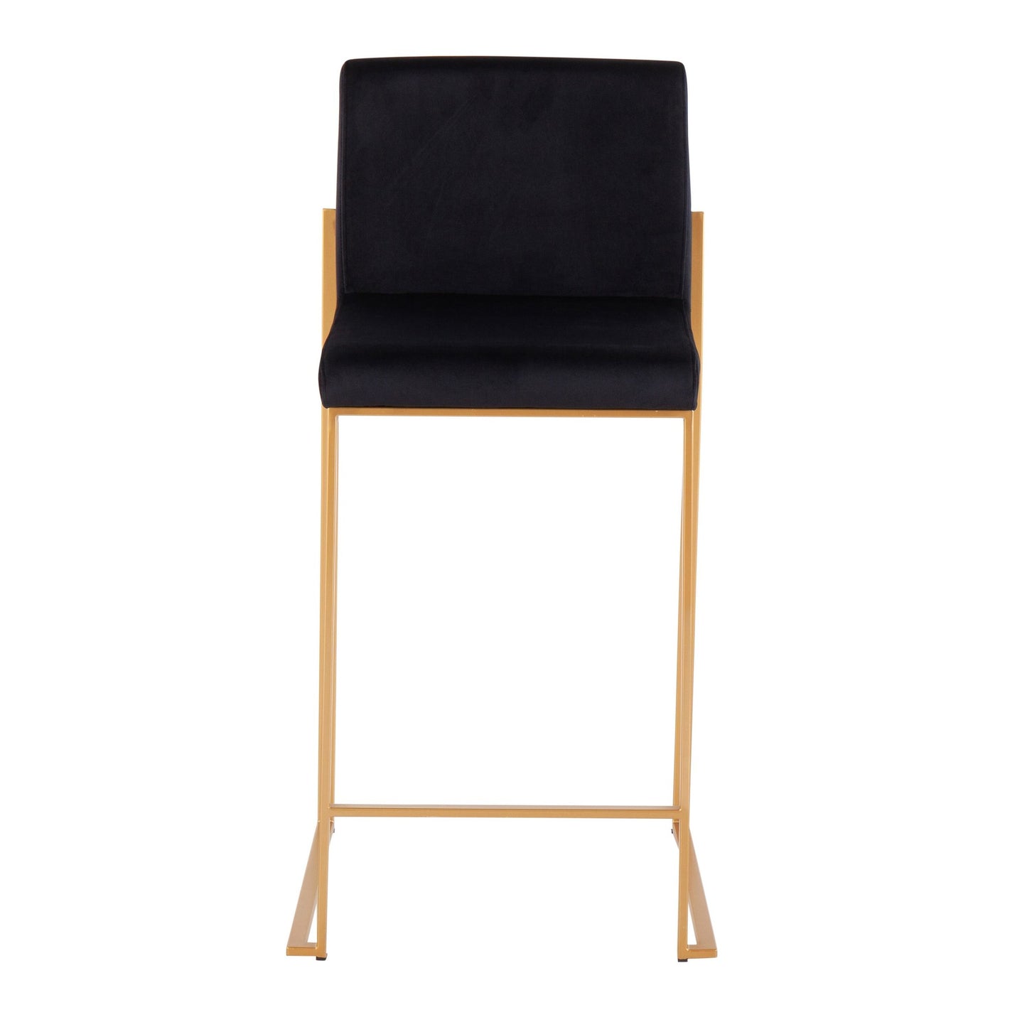Fuji High Back 26" Fixed-Height Counter Stool - Set of 3