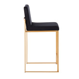 Fuji High Back 26" Fixed-Height Counter Stool - Set of 3