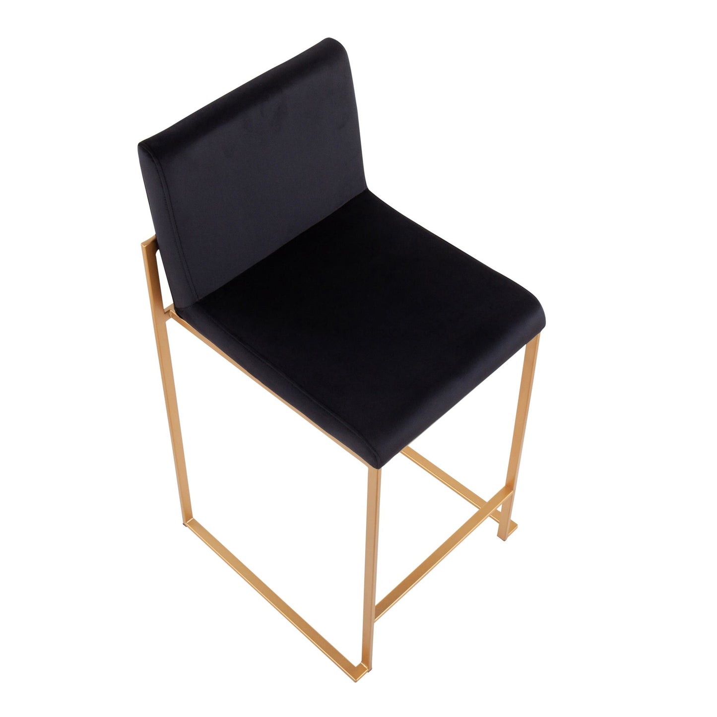 Fuji High Back 26" Fixed-Height Counter Stool - Set of 3