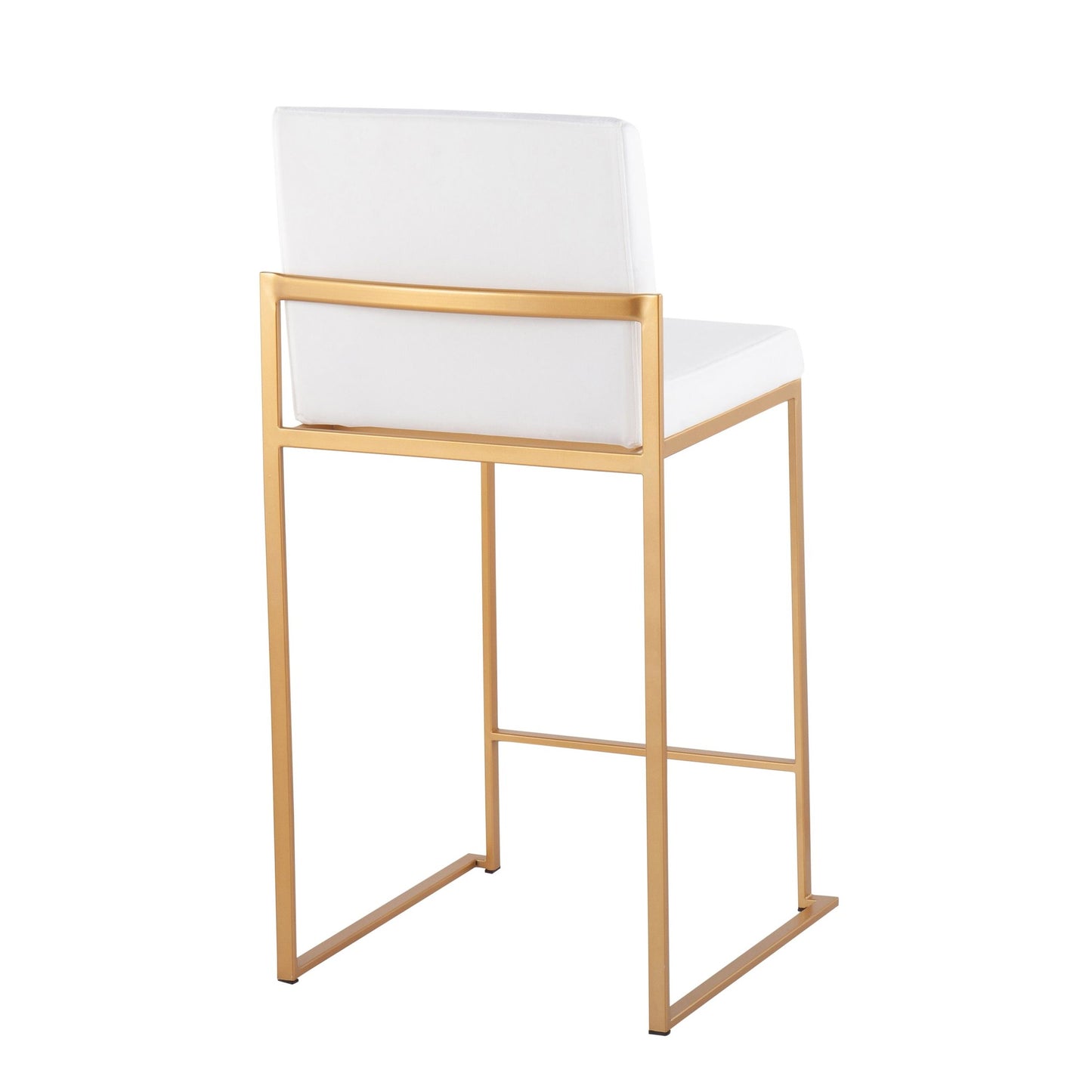 Fuji High Back 26" Fixed-Height Counter Stool - Set of 3
