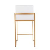 Fuji High Back 26" Fixed-Height Counter Stool - Set of 3