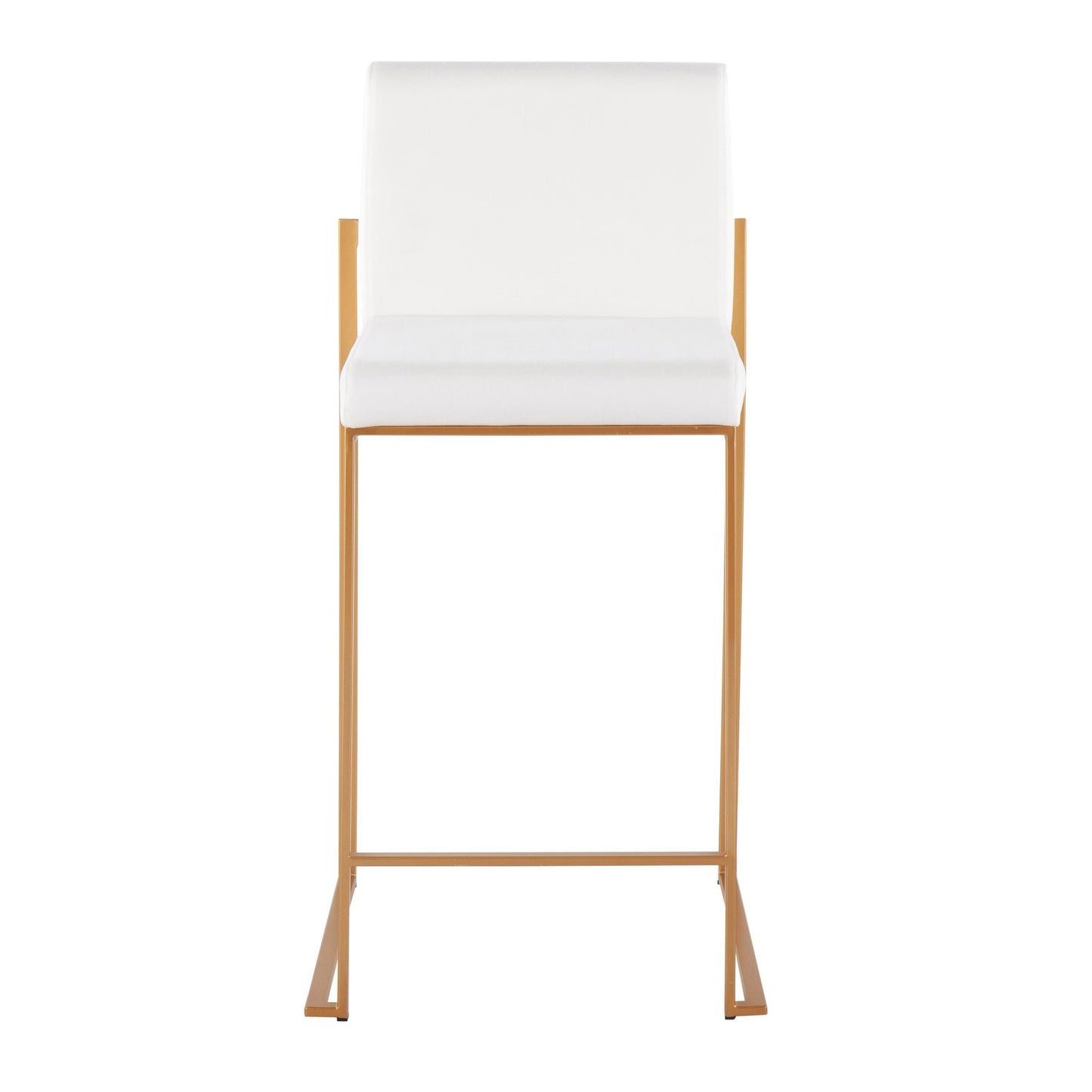 Fuji High Back 26" Fixed-Height Counter Stool - Set of 3