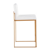 Fuji High Back 26" Fixed-Height Counter Stool - Set of 3