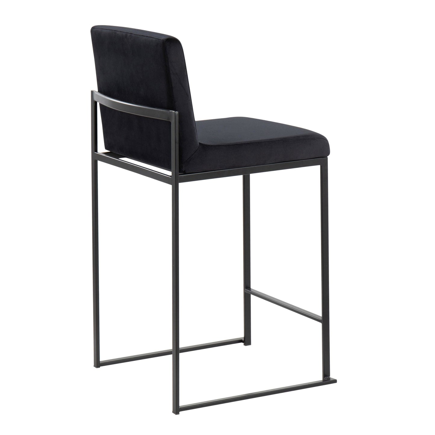 Fuji High Back 26" Fixed-Height Counter Stool - Set of 3