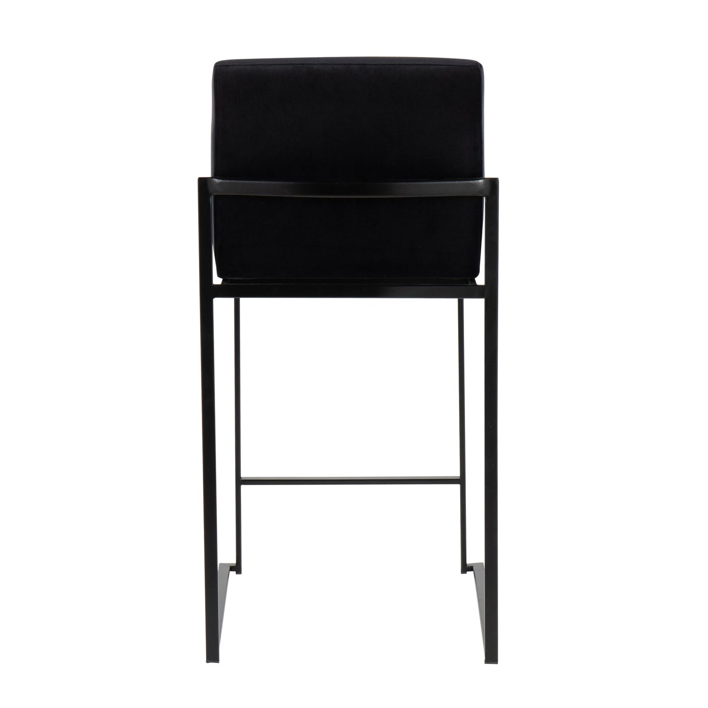 Fuji High Back 26" Fixed-Height Counter Stool - Set of 3