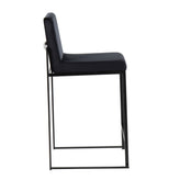 Fuji High Back 26" Fixed-Height Counter Stool - Set of 3