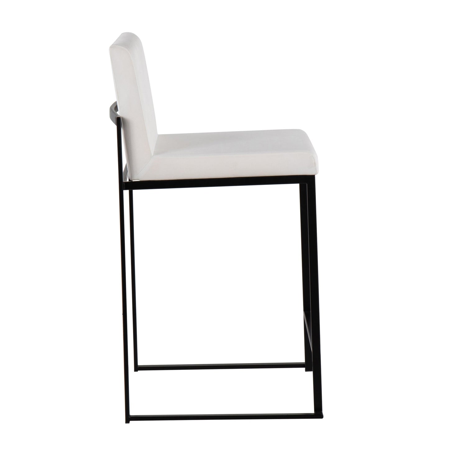 Fuji High Back 26" Fixed-Height Counter Stool - Set of 3