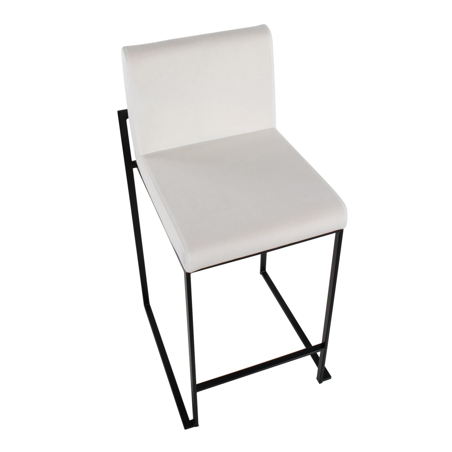 Fuji High Back 26" Fixed-Height Counter Stool - Set of 3