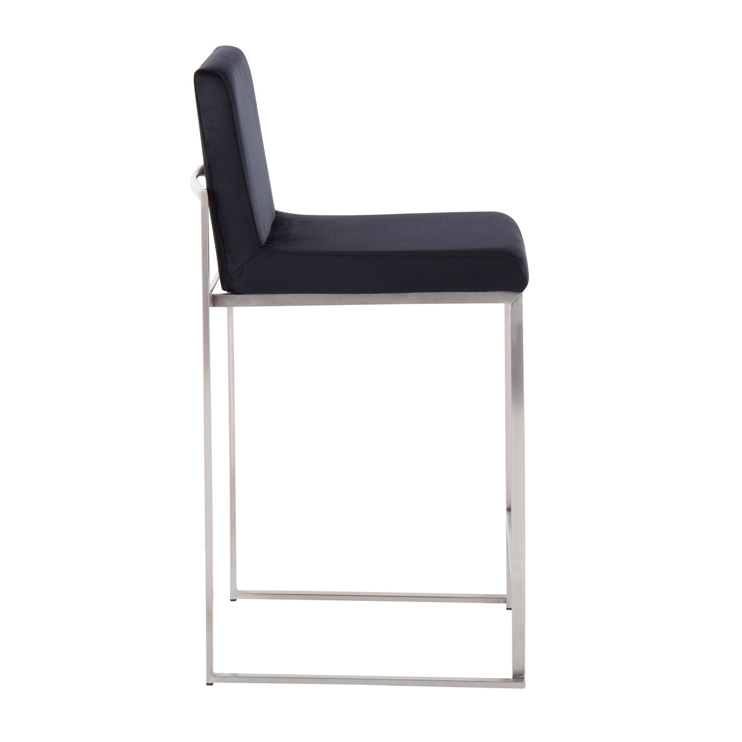 Fuji High Back 26" Fixed-Height Counter Stool - Set of 3