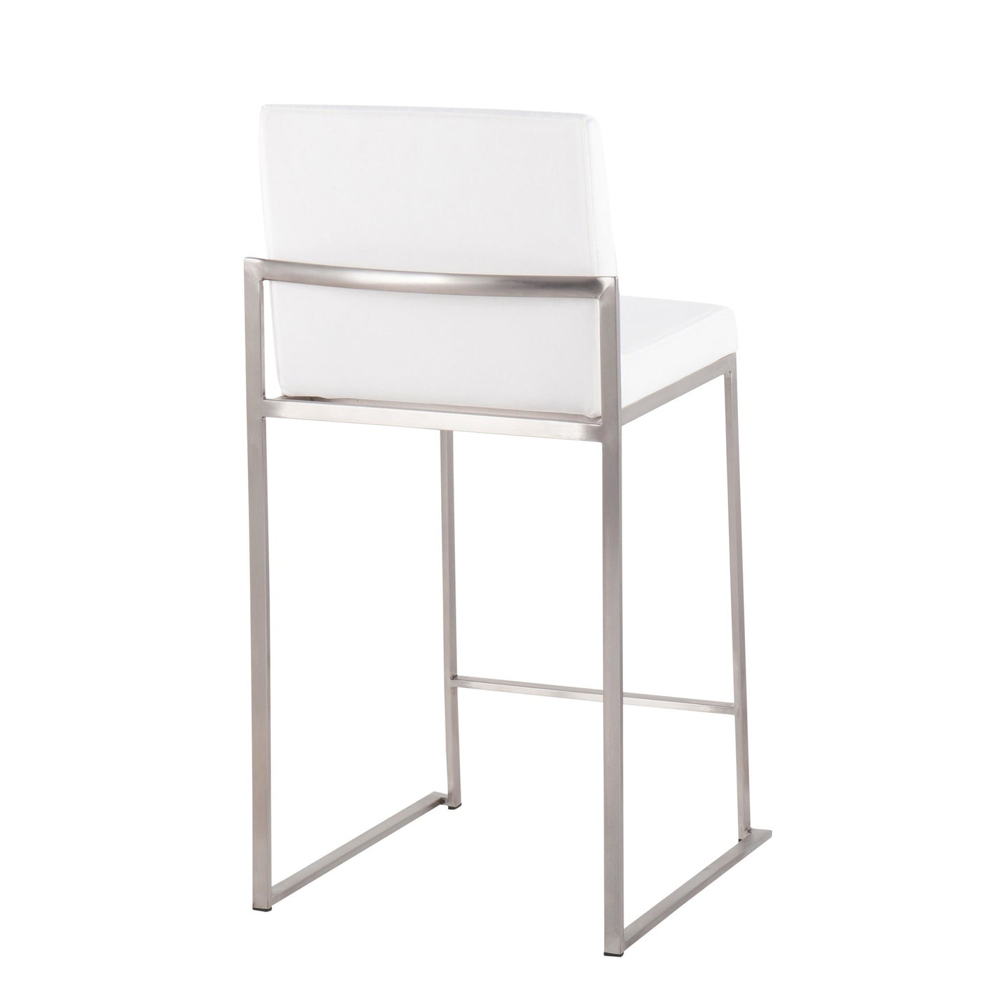 Fuji High Back 26" Fixed-Height Counter Stool - Set of 3