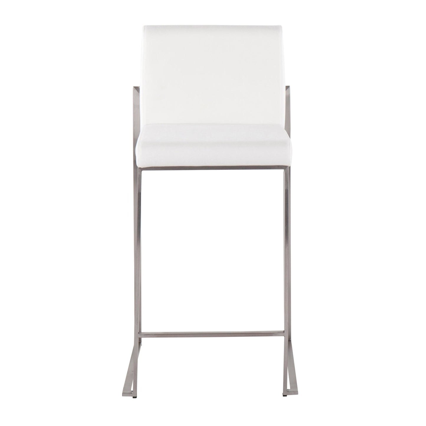 Fuji High Back 26" Fixed-Height Counter Stool - Set of 3