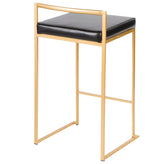 Fuji Stacker 26" Fixed-Height Counter Stool - Set of 3