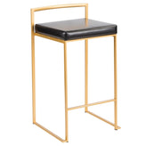 Fuji Stacker 26" Fixed-Height Counter Stool - Set of 3