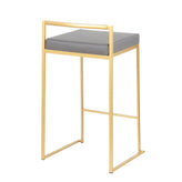 Fuji Stacker 26" Fixed-Height Counter Stool - Set of 3