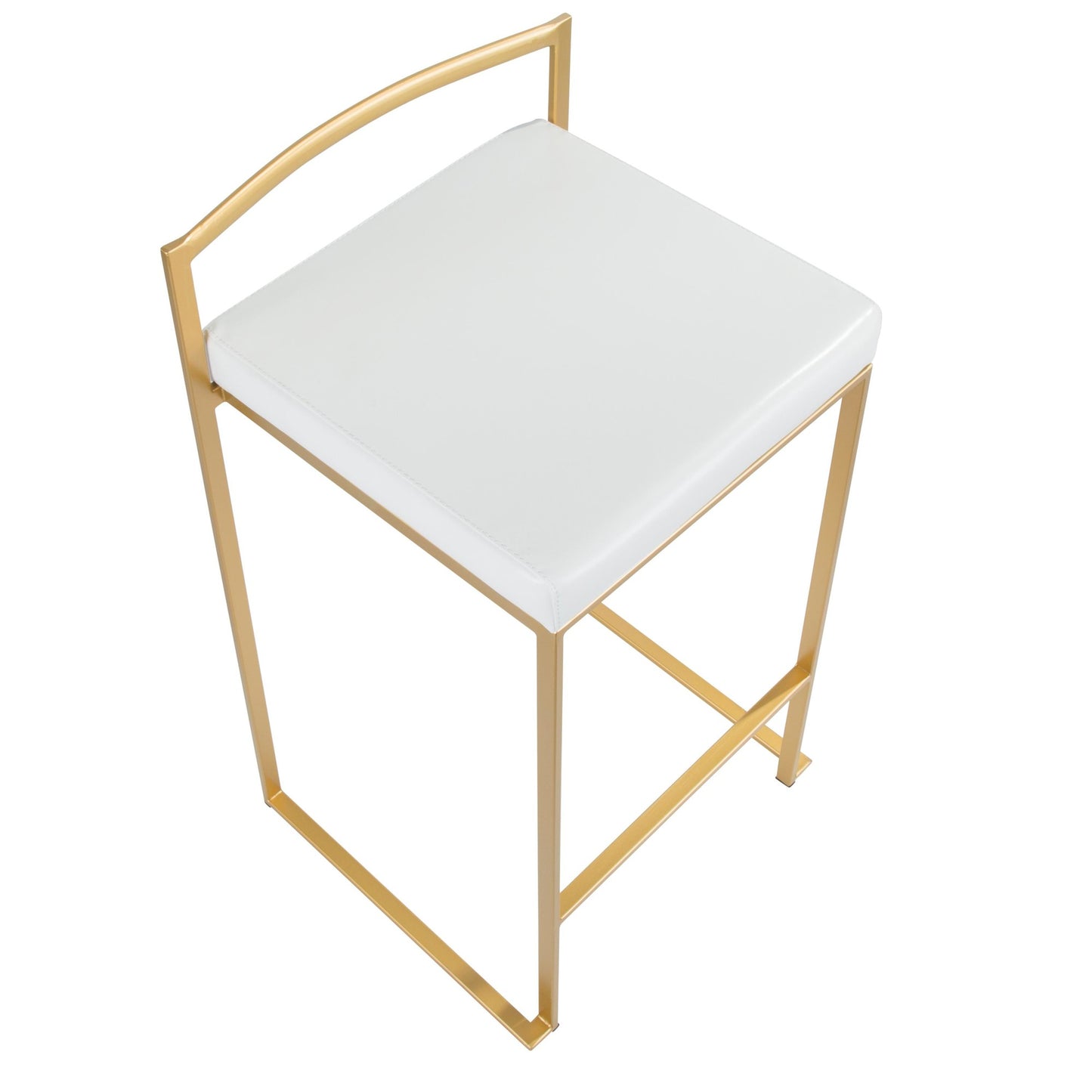 Fuji Stacker 26" Fixed-Height Counter Stool - Set of 3