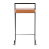 Fuji Stacker 26" Fixed-Height Counter Stool - Set of 3
