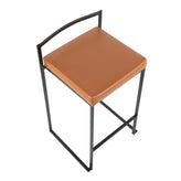 Fuji Stacker 26" Fixed-Height Counter Stool - Set of 3