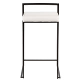 Fuji Stacker 26" Fixed-Height Counter Stool - Set of 3
