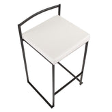 Fuji Stacker 26" Fixed-Height Counter Stool - Set of 3