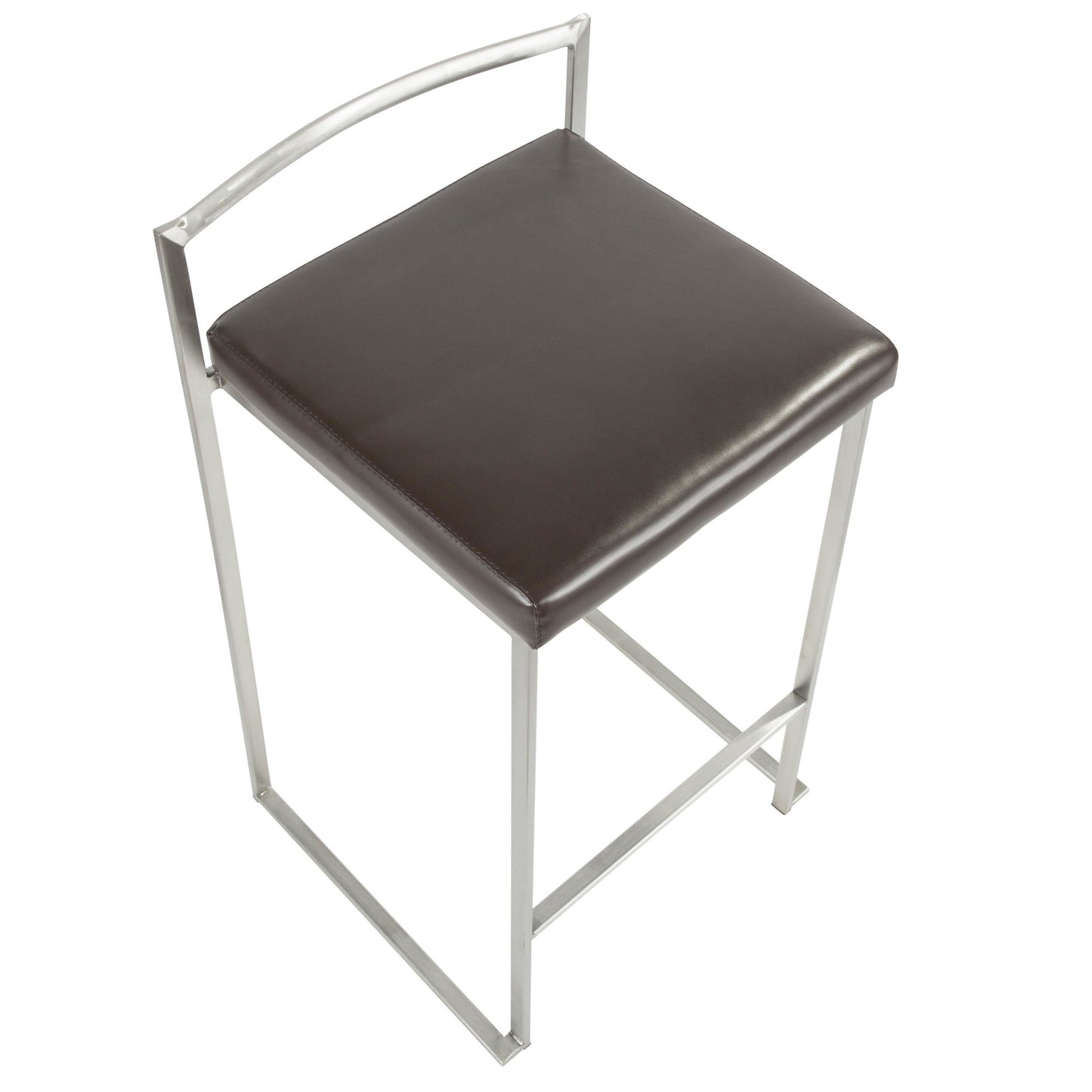 Fuji Stacker 26" Fixed-Height Counter Stool - Set of 3